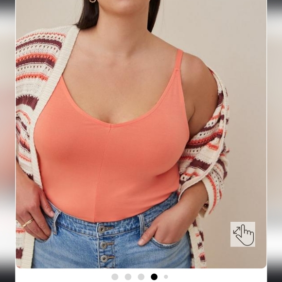 Torrid Size 0 - Kimono Cardigan - Cotton Multi Stripes - Picture 7 of 7